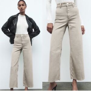 ZARA The Marine Straight Jeans in Aged Stone Size 2‎